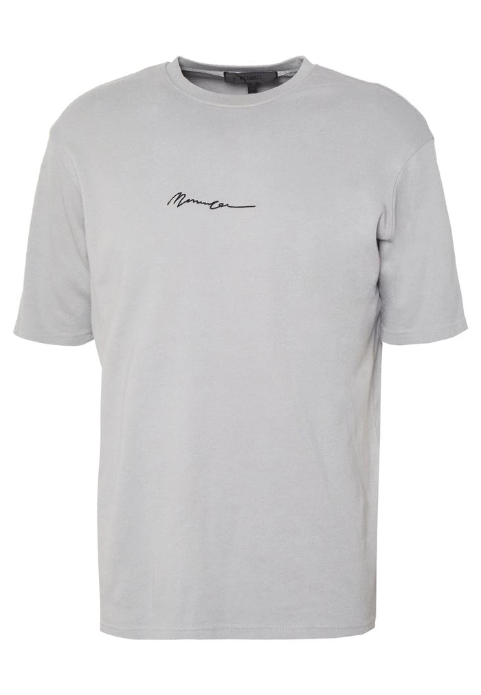 Mennace Mennace ESSENTIAL REGULAR RELAXED SIG TEE UNISEX – Basic T-shirt – Slate Grey