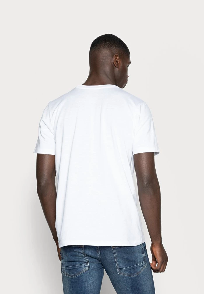 Mennace Mennace ESSENTIAL REGULAR RELAXED SIG TEE UNISEX – Basic T-shirt – White