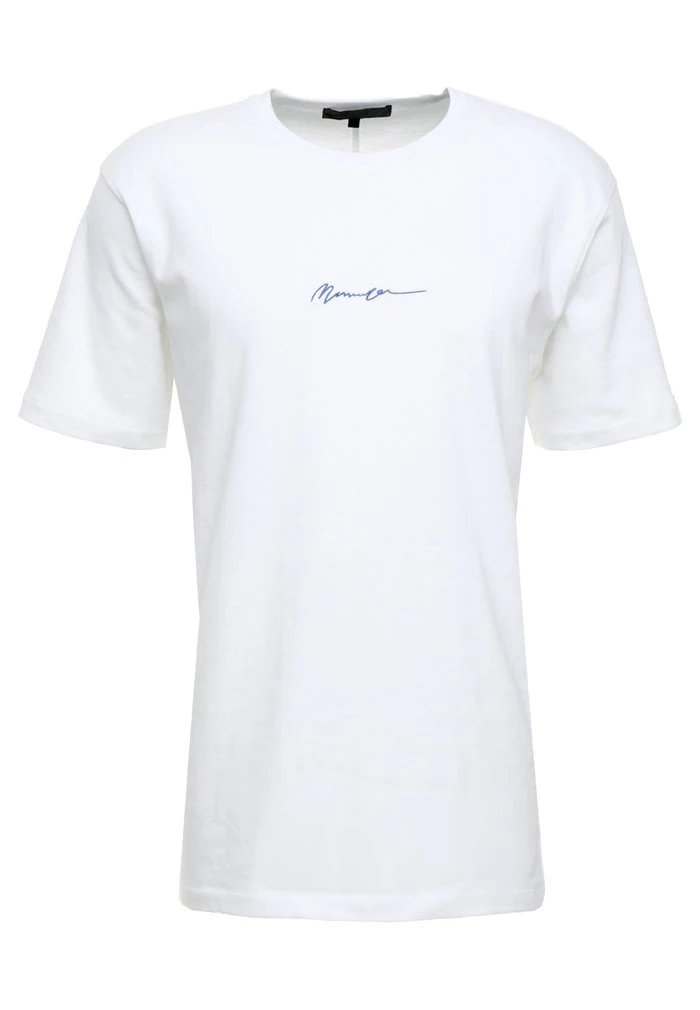 Mennace Mennace ESSENTIAL REGULAR RELAXED SIG TEE UNISEX – Basic T-shirt – White