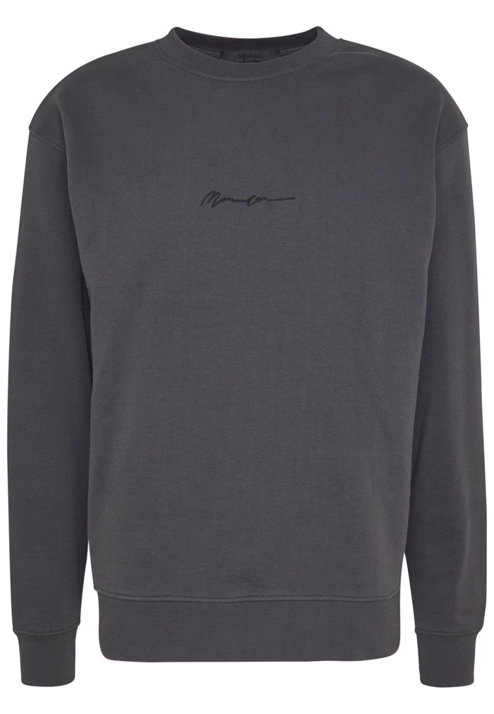 Mennace Mennace ESSENTIAL REGULAR SIGNATURE – Sweatshirt – Charcoal