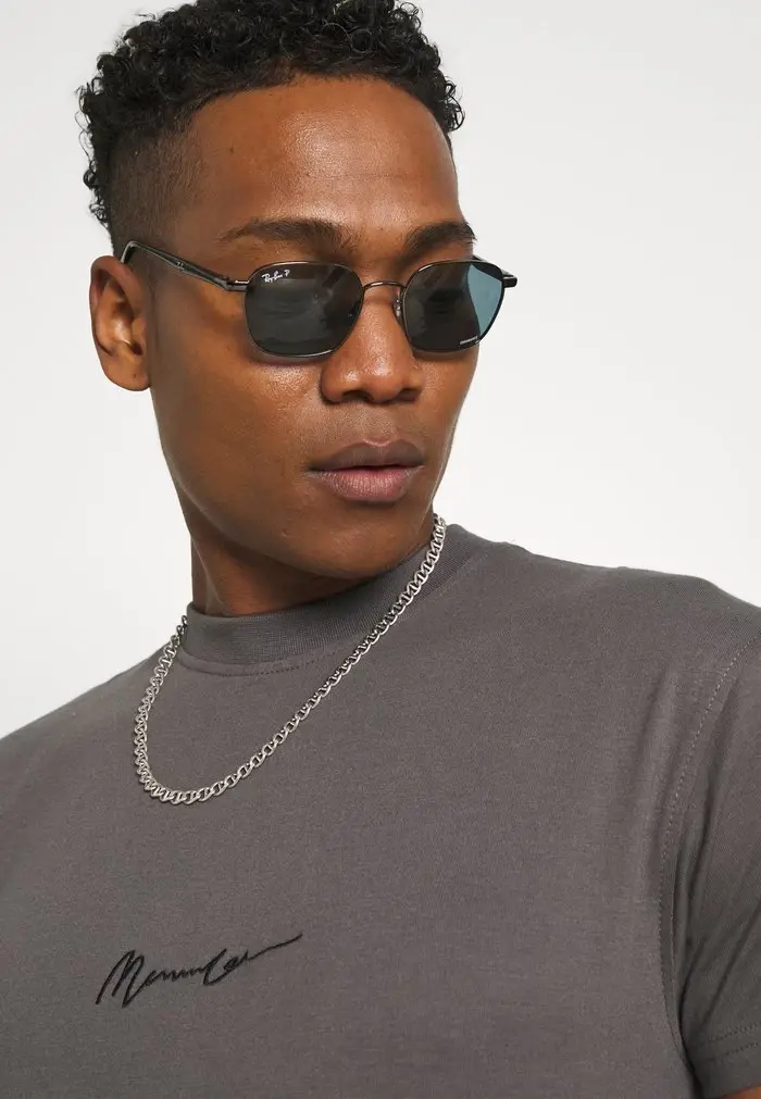 Mennace Mennace ESSENTIAL REGULAR TEE – Basic T-shirt – Charcoal