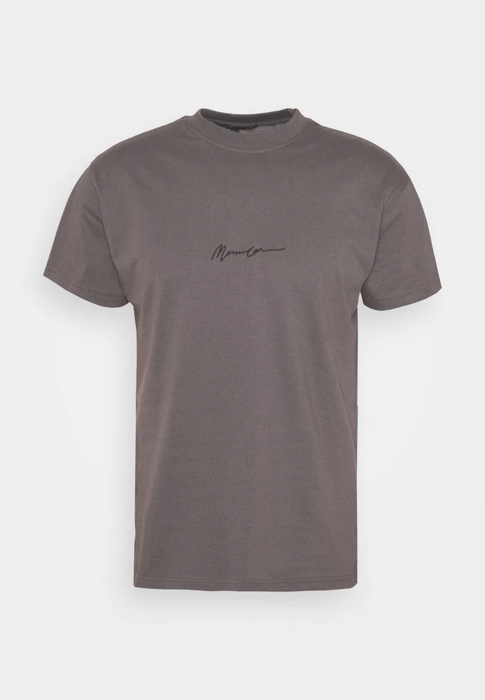 Mennace Mennace ESSENTIAL REGULAR TEE – Basic T-shirt – Charcoal