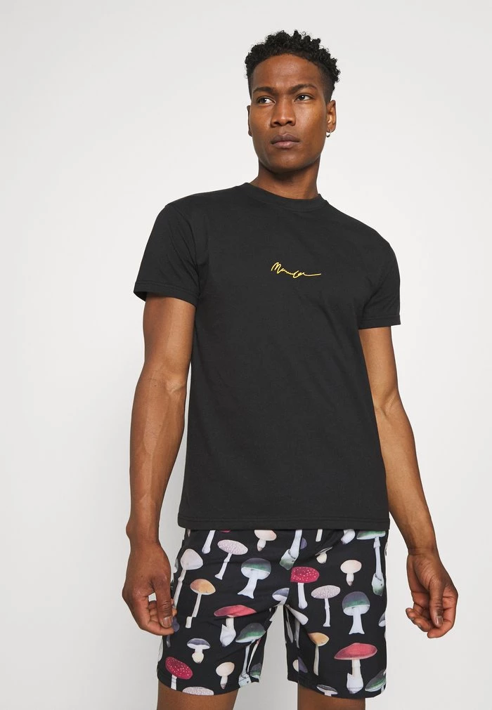 mennace Mennace ESSENTIAL REGULAR TEE UNISEX – Basic T-shirt – Black