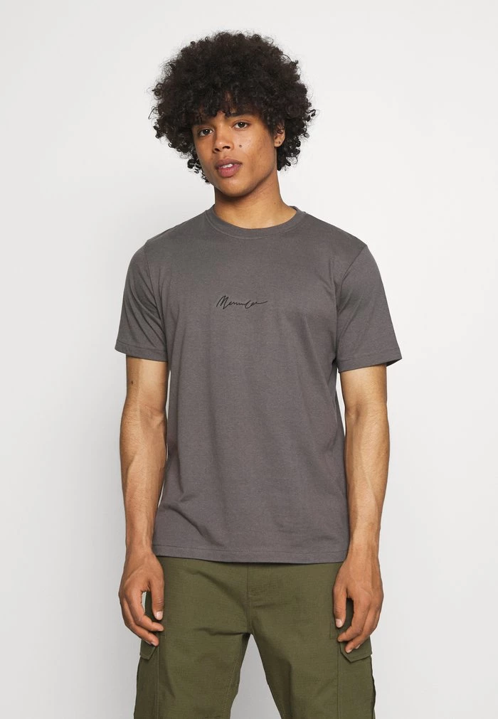 mennace Mennace ESSENTIAL REGULAR UNISEX – Basic T-shirt – Charcoal