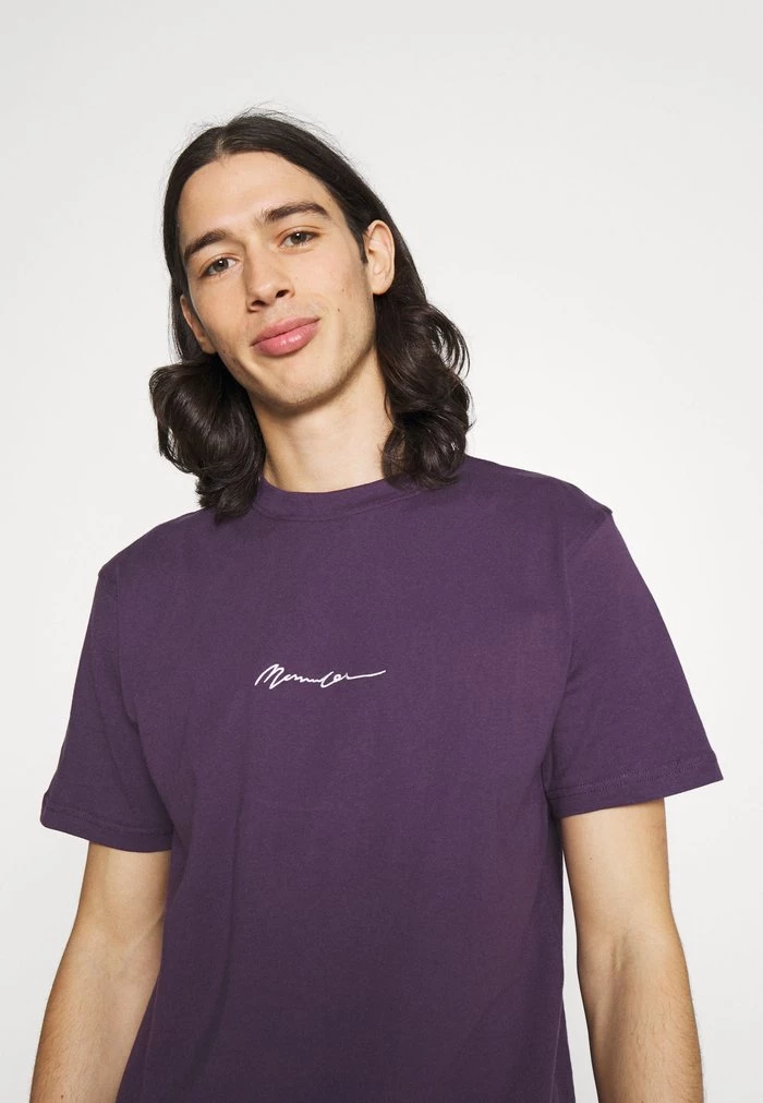 Mennace Mennace ESSENTIAL REGULAR UNISEX – Print T-shirt – Purple