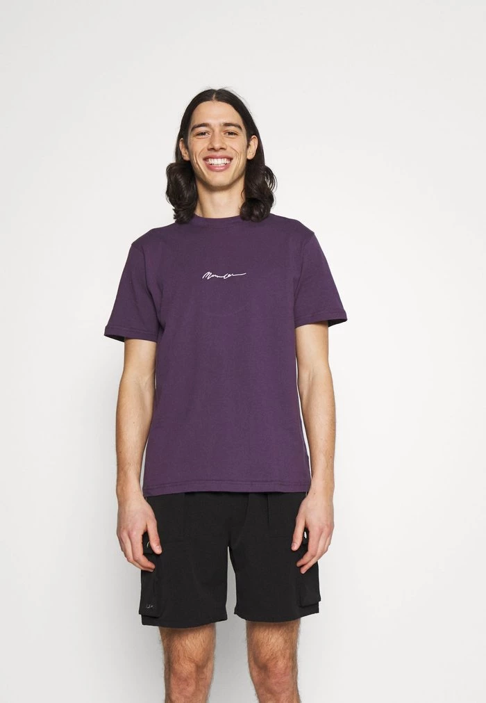 mennace Mennace ESSENTIAL REGULAR UNISEX – Print T-shirt – Purple
