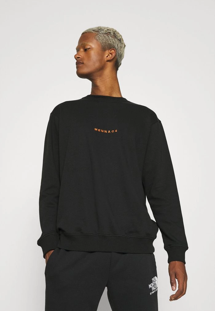 mennace Mennace ESSENTIAL REGULAR UNISEX – Sweatshirt – Black