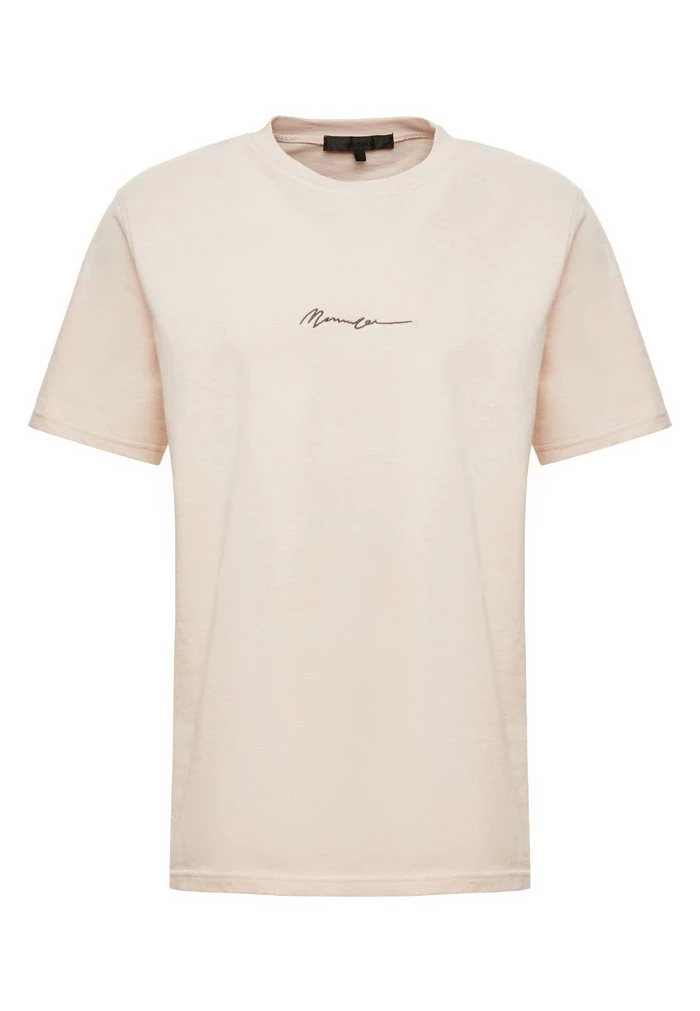 Mennace Mennace ESSENTIAL SIG UNISEX – Basic T-shirt – Beige