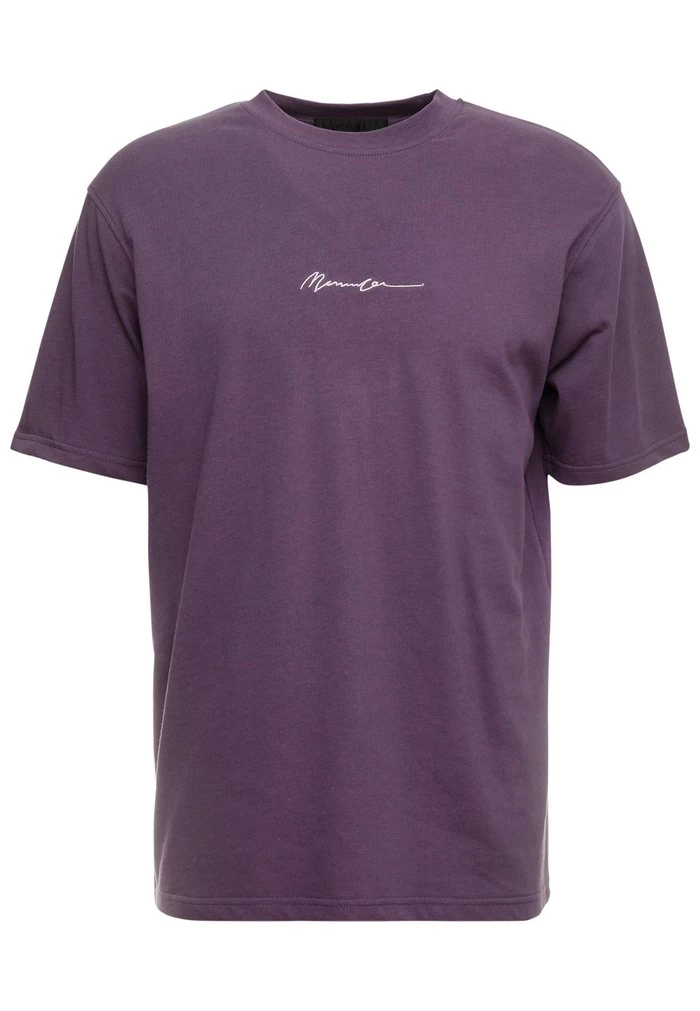 Mennace Mennace ESSENTIAL SIG UNISEX – Basic T-shirt – Purple