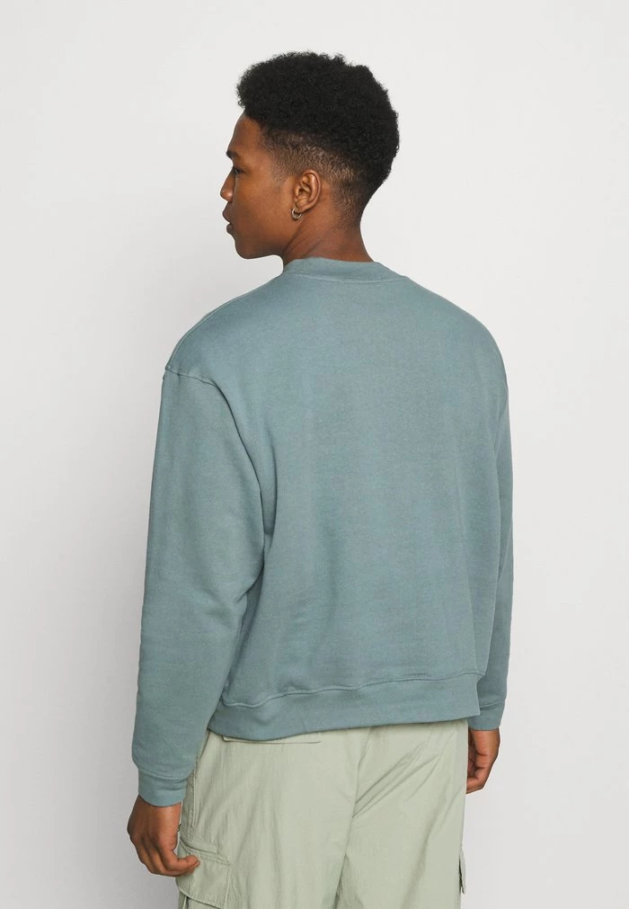 Mennace Mennace ESSENTIAL SIGNATURE HIGH NECK UNISEX – Sweatshirt – Petrol