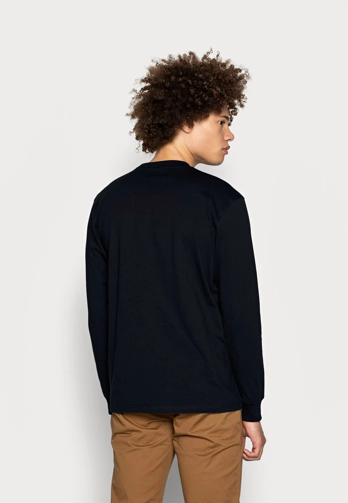 Mennace Mennace ESSENTIAL SIGNATURE TEE – Long Sleeved Top – Navy