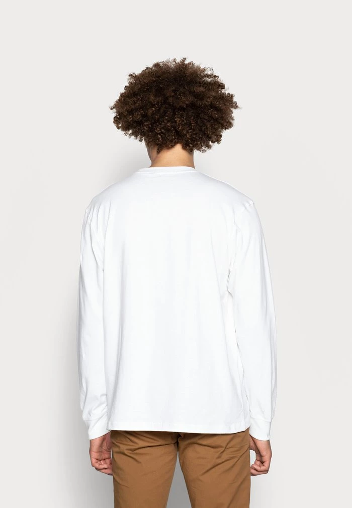 Mennace Mennace ESSENTIAL SIGNATURE TEE – Long Sleeved Top – White