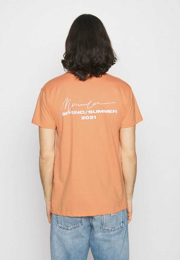 Mennace Mennace ESSENTIAL UNISEX – Print T-shirt – Peach