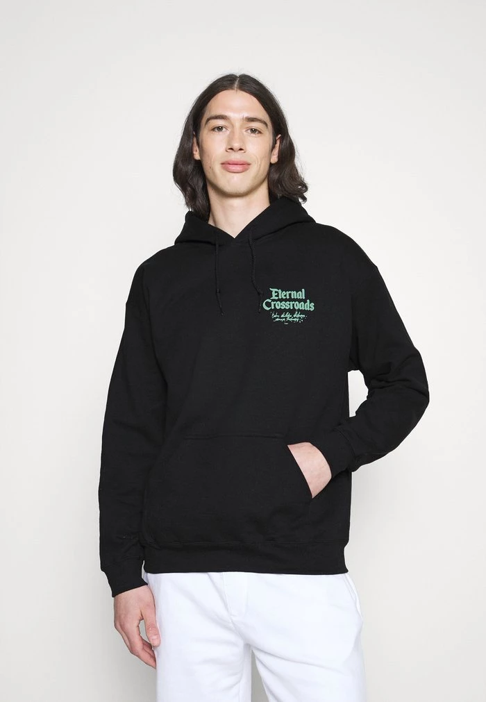 Mennace Mennace ETERNAL CROSSROADS HOODIE – Sweatshirt – Black