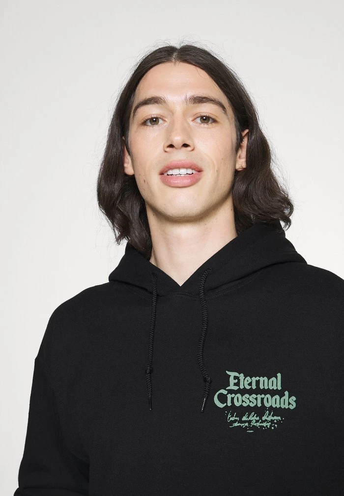 Mennace Mennace ETERNAL CROSSROADS HOODIE – Sweatshirt – Black