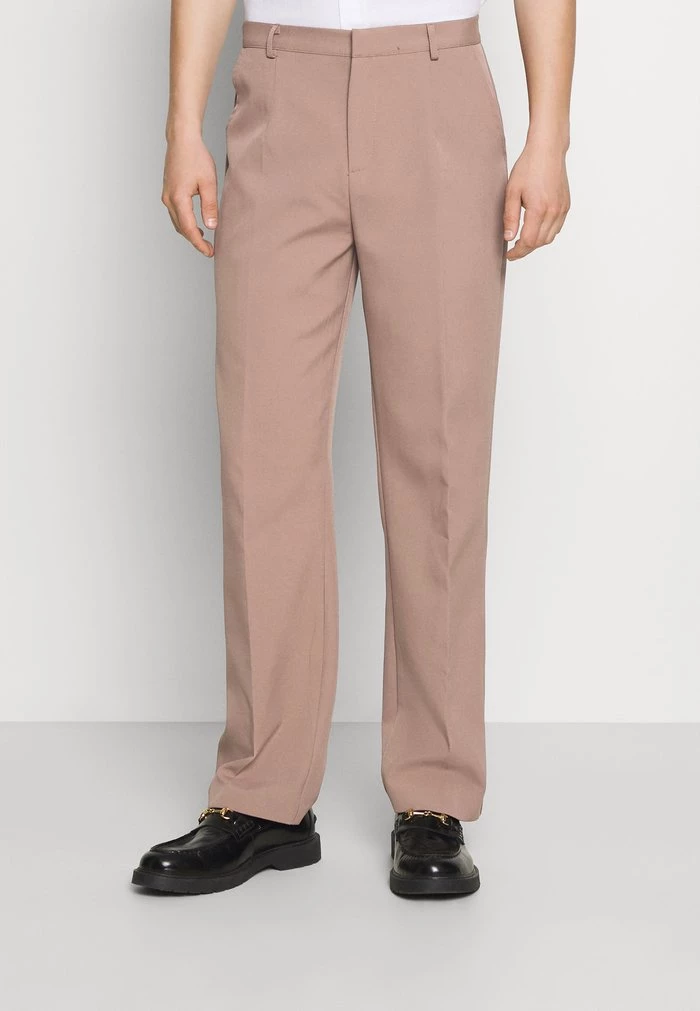 mennace Mennace EVIAN STRAIGHT LEG SUIT TROUSER – Trousers – Stone