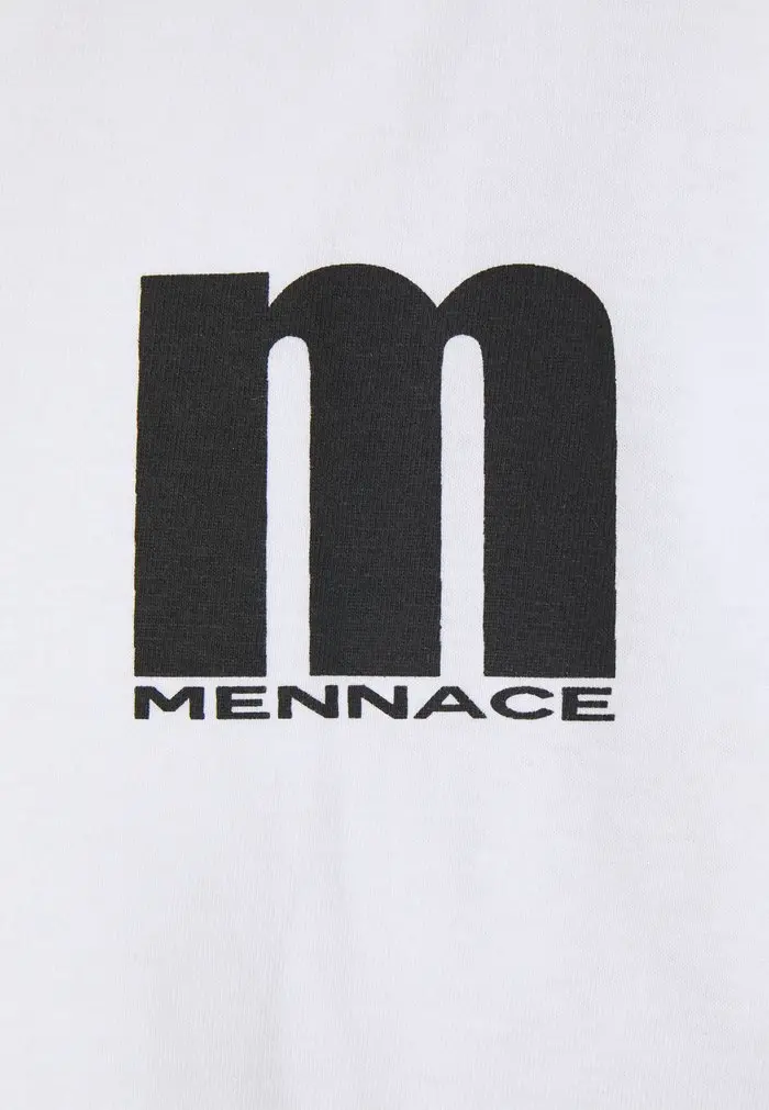 Mennace Mennace FADE REGULAR UNISEX – Print T-shirt – White