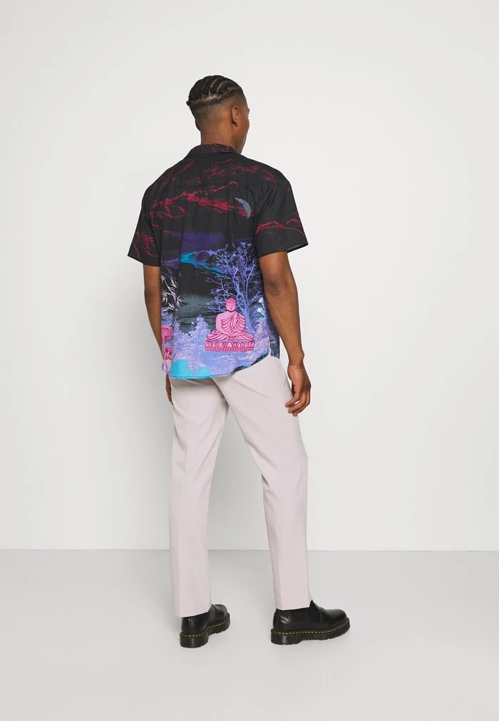 Mennace Mennace HAVANA CHAIN STRAIGHT TROUSER – Trousers – Light Grey