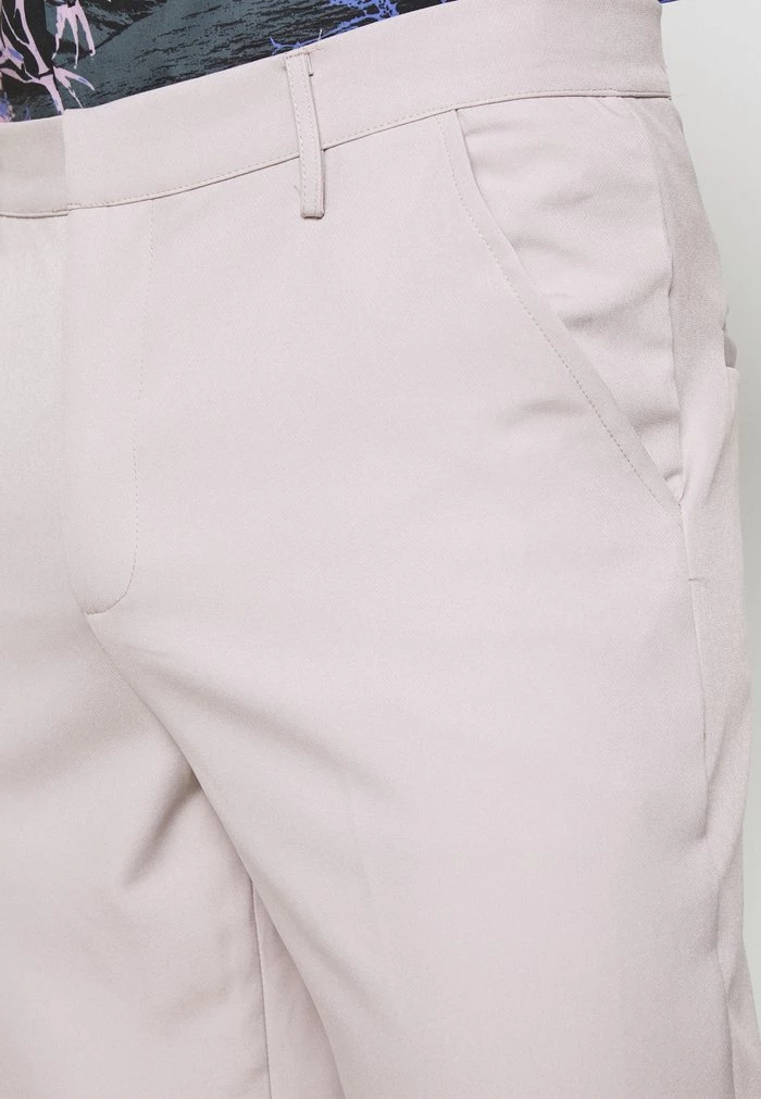 Mennace Mennace HAVANA CHAIN STRAIGHT TROUSER – Trousers – Light Grey