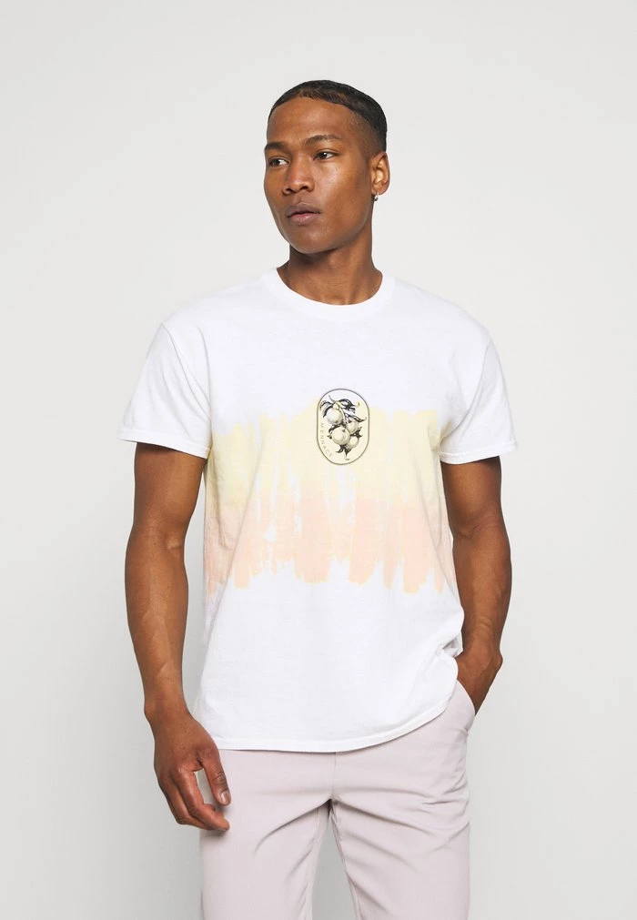 mennace Mennace HAVANA TIE DYE SHIRT – Print T-shirt – White