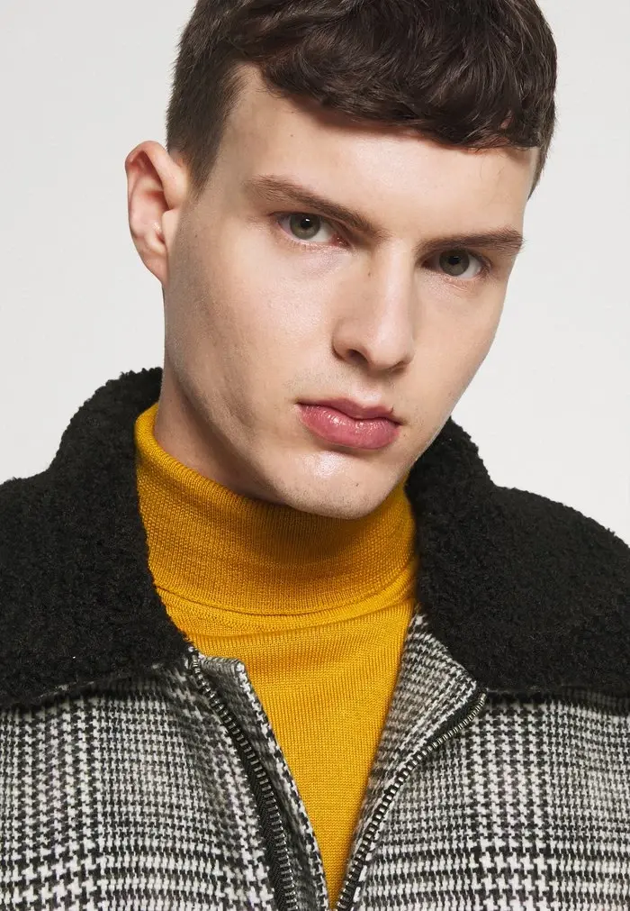 Mennace Mennace HENNESSEY BORG COLLAR JACKET – Summer Jacket – Multi