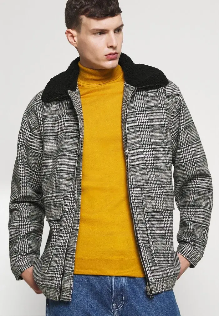 Mennace Mennace HENNESSEY BORG COLLAR JACKET – Summer Jacket – Multi