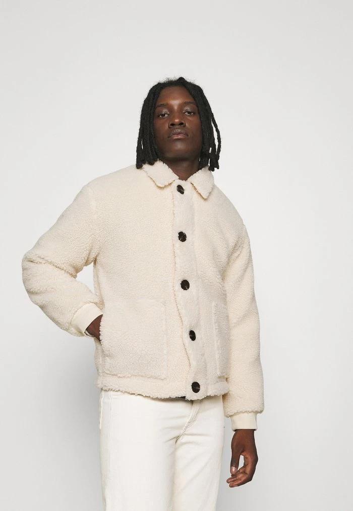 mennace Mennace HENNESSEY BORG JACKET – Winter Jacket – Off White