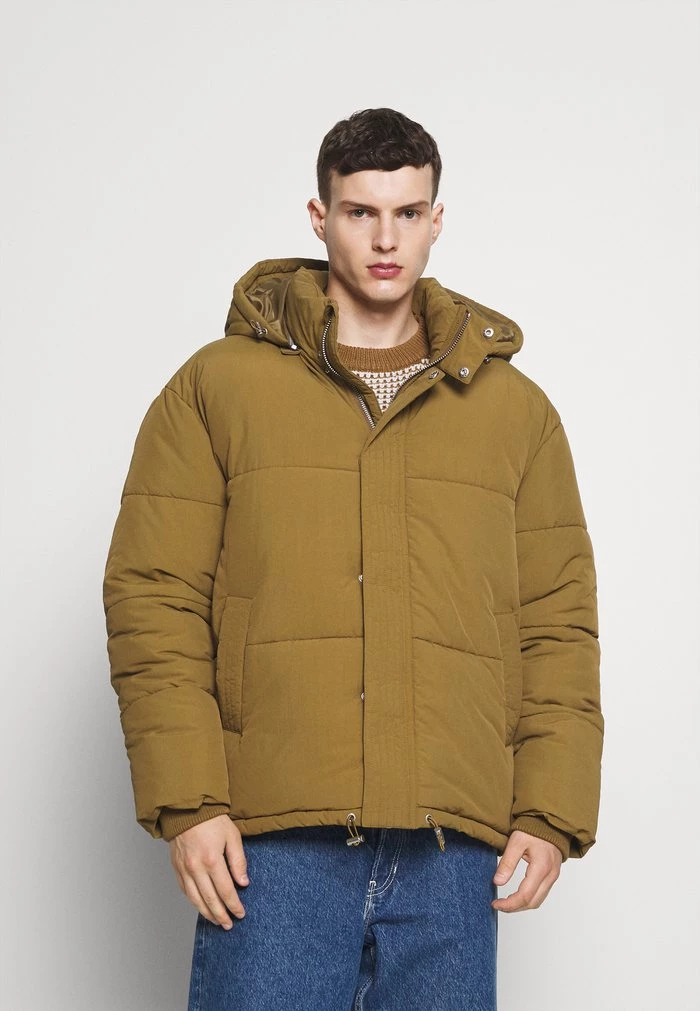 mennace Mennace HENNESSEY HOODED PUFFER JACKET – Winter Jacket – Light Brown