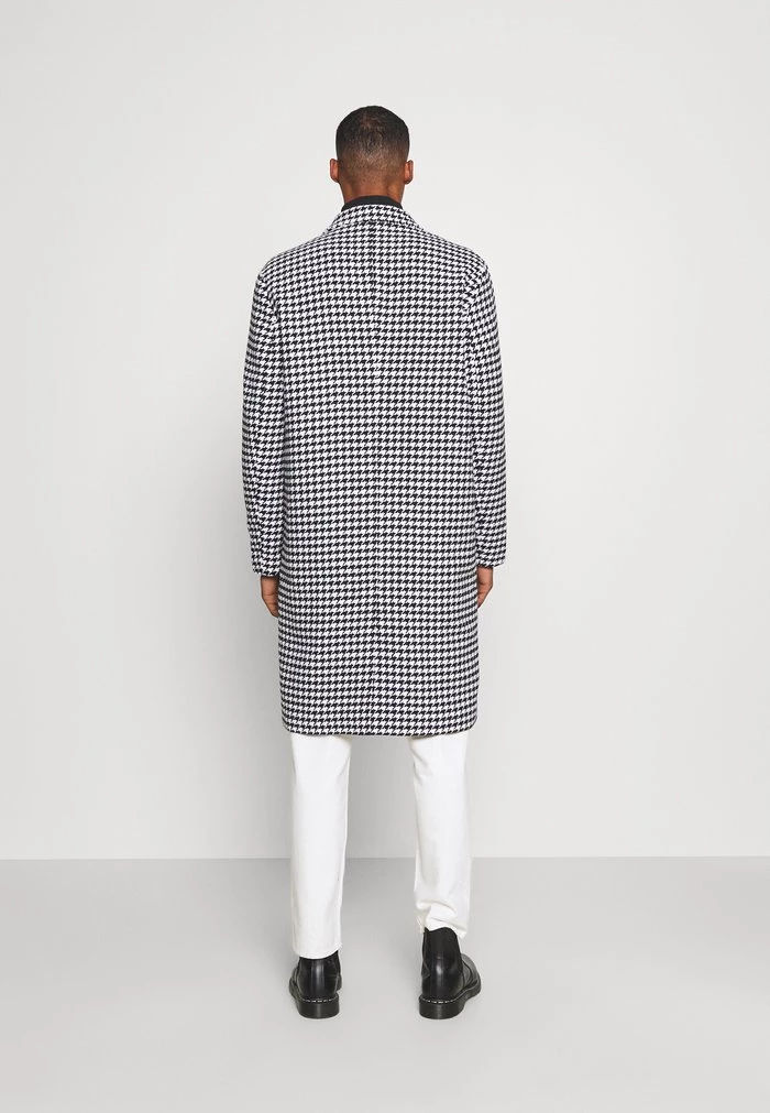 Mennace Mennace HENNESSEY HOUNDSTOOTH COAT – Classic Coat – White