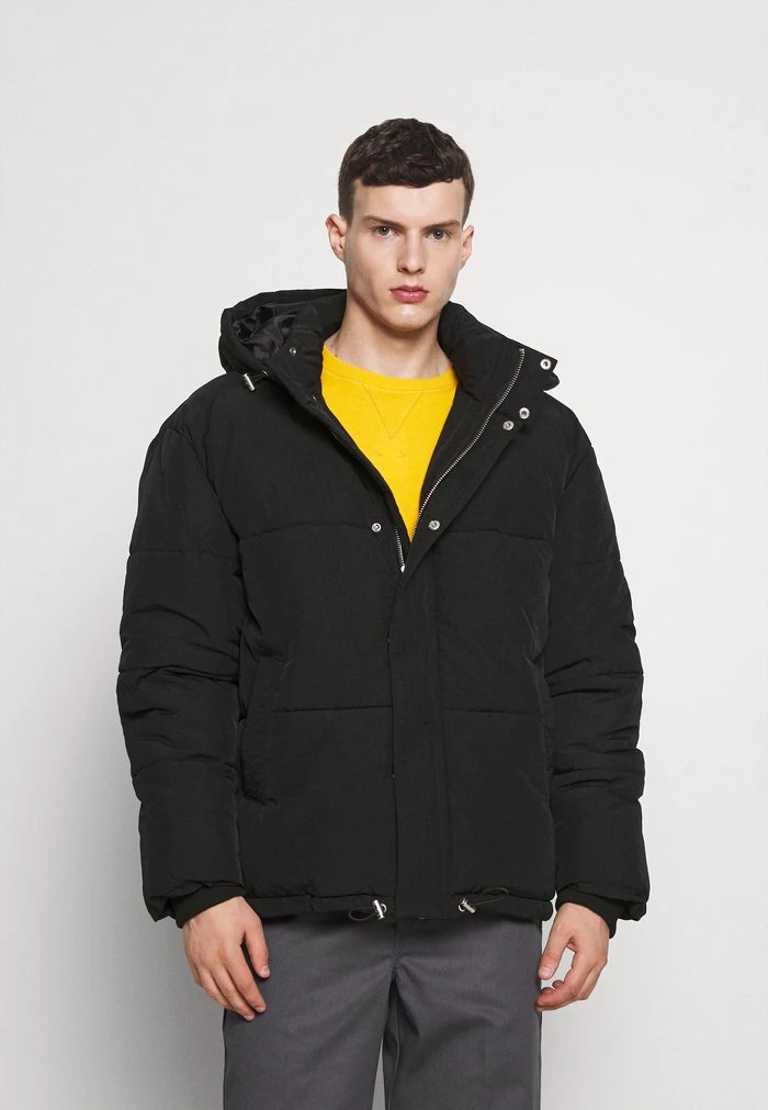 mennace Mennace HENNESSEY OVERSIZED HOODED PUFFER JACKET – Winter Jacket – Black