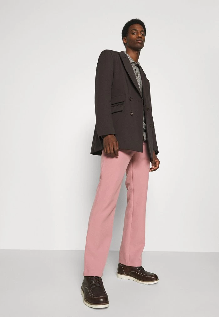 Mennace Mennace HENNESSEY RELAXED DOUBLE BREASTED SUIT JACKET – Blazer Jacket – Dark Brown