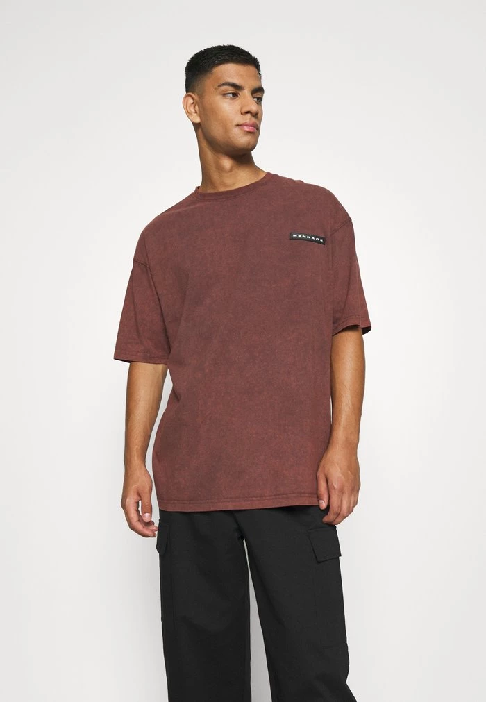 mennace Mennace Basic T-shirt – Brown