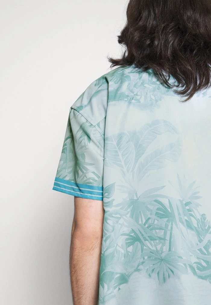 Mennace Mennace BORDER PALM REVERE – Shirt – Blue