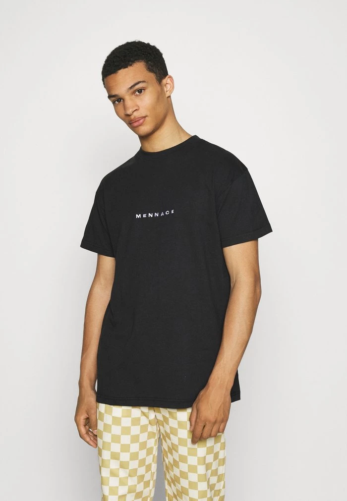 mennace Mennace CLUB EST – Print T-shirt – Black