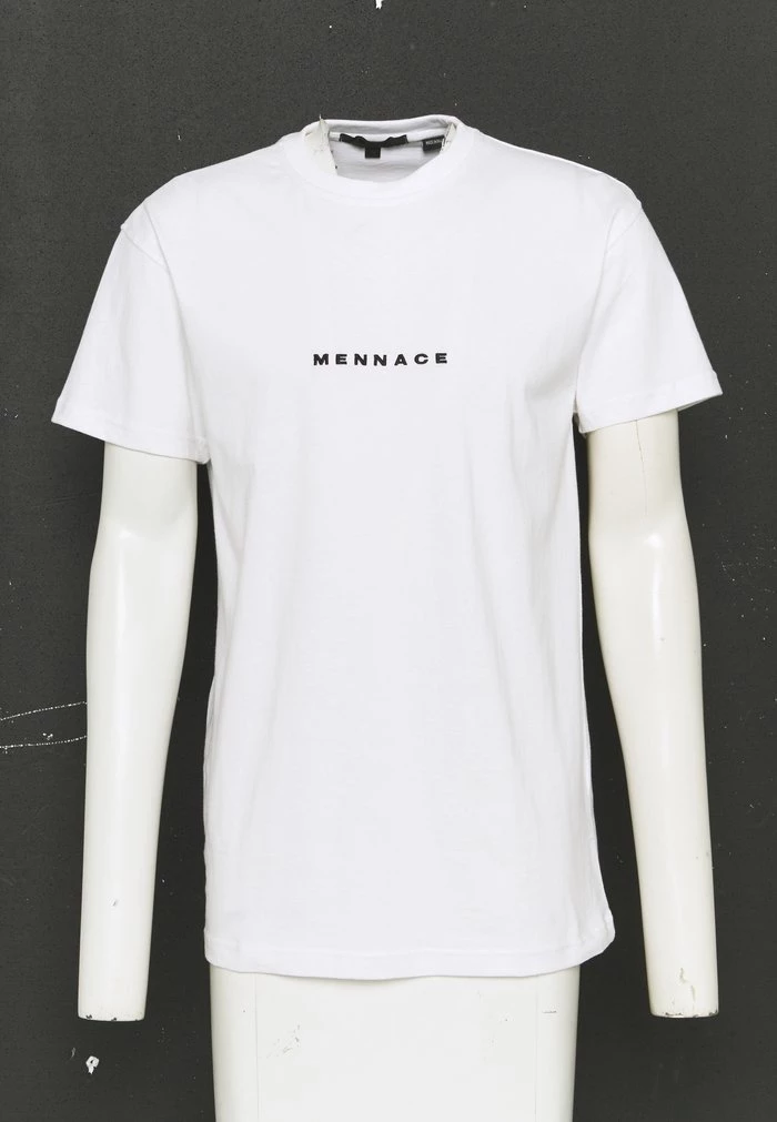 Mennace Mennace CLUB UNISEX – Print T-shirt – White