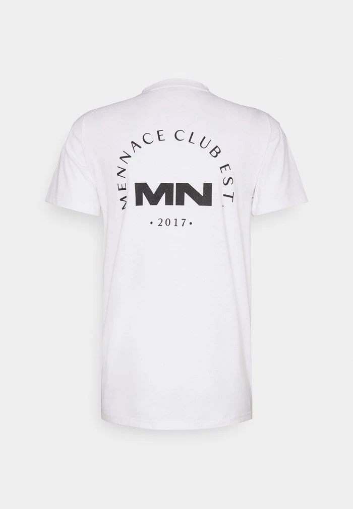 mennace Mennace CLUB UNISEX – Print T-shirt – White