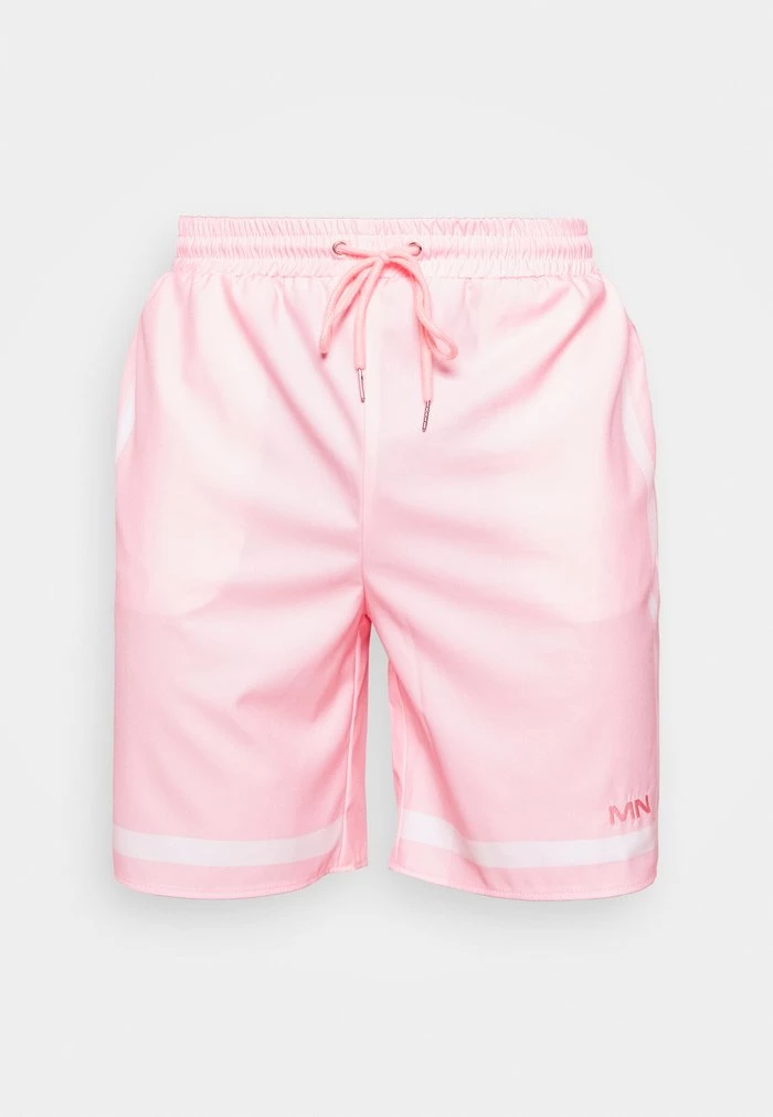 Mennace Mennace CONTRAST STRIPE – Shorts – Pink