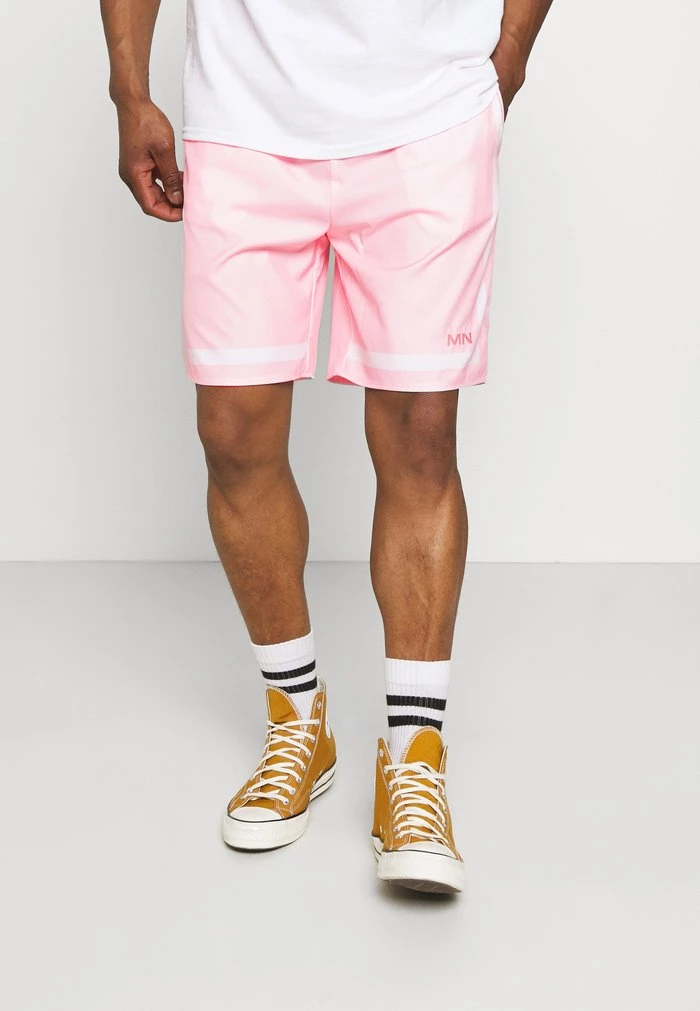 mennace Mennace CONTRAST STRIPE – Shorts – Pink