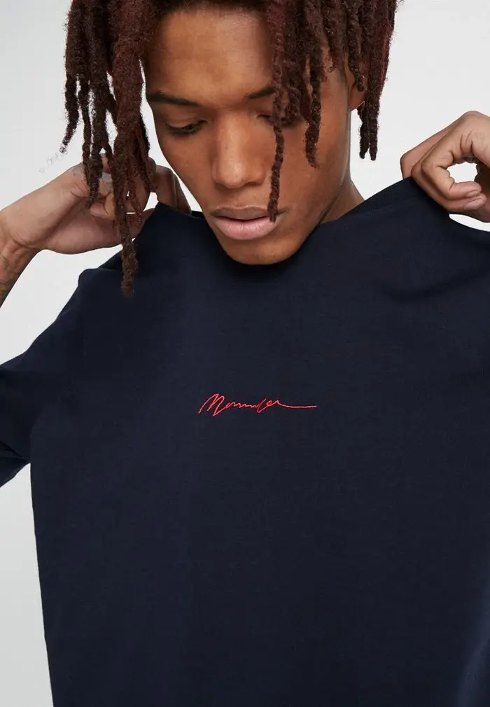 Mennace Mennace ESSENTIAL TEE – Basic T-shirt – Navy