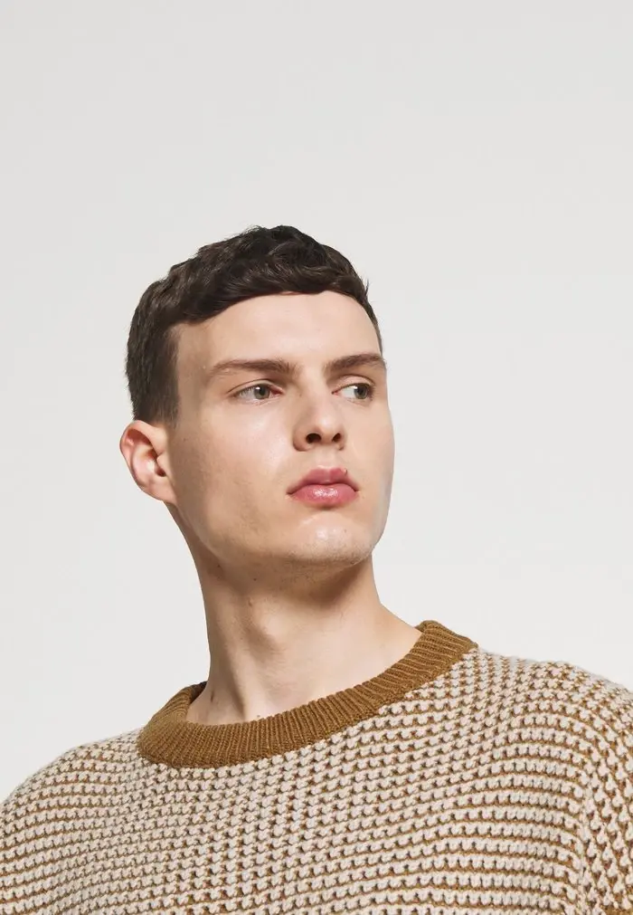 Mennace Mennace EVIAN – Jumper – Light Brown