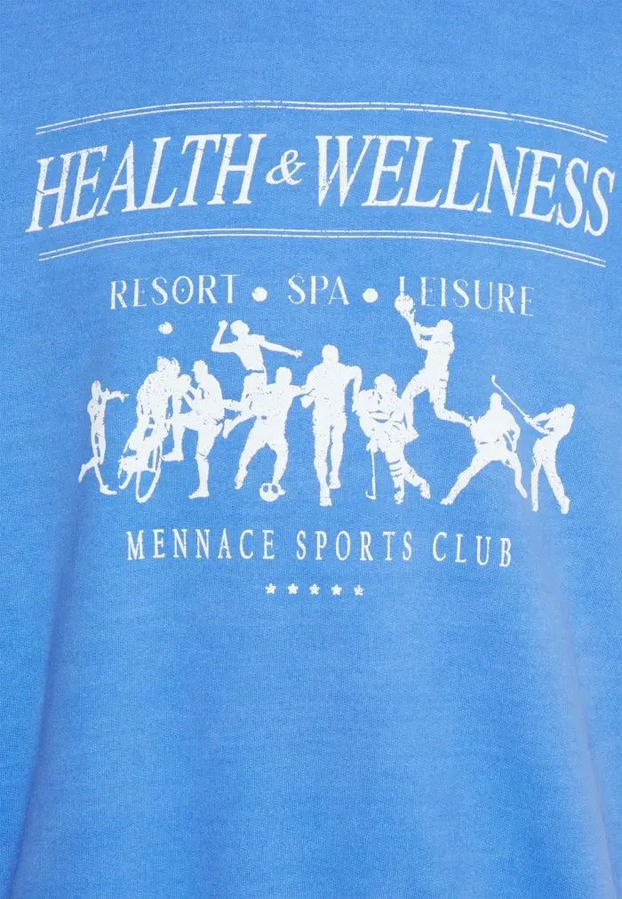 Mennace Mennace HEALTH WELLNESS – Sweatshirt – Blue