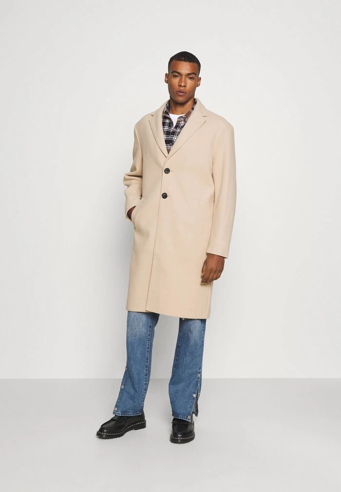 mennace Mennace HENNESSEY COAT – Classic Coat – Beige