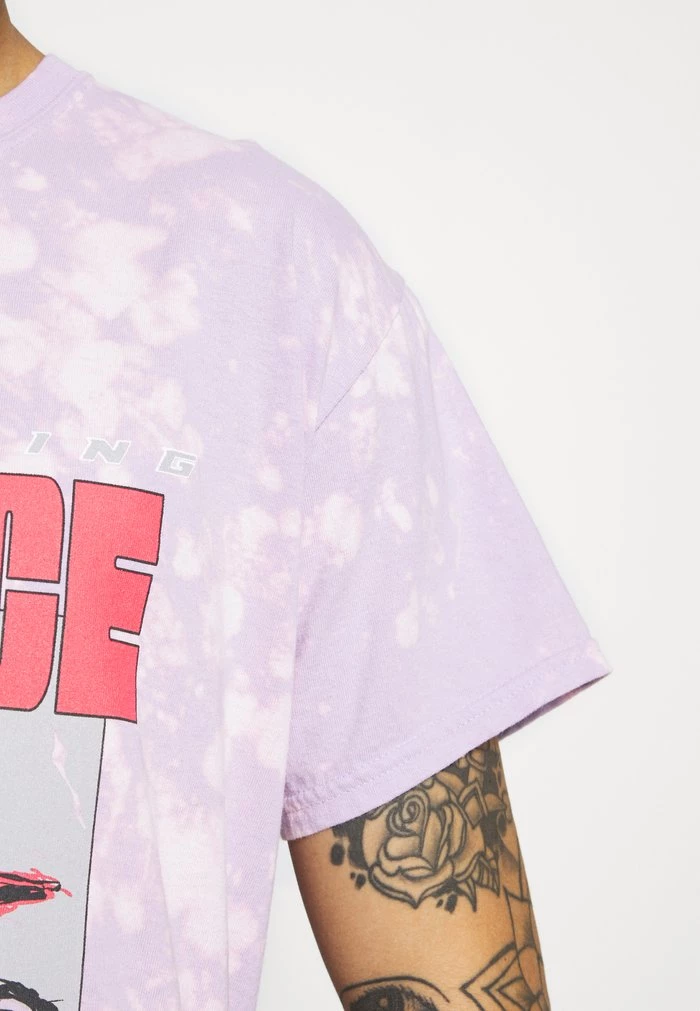 Mennace MENNACE MAD CITY – Print T-shirt – Lilac