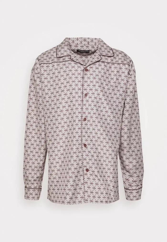 Mennace Mennace MONOGRAM – Shirt – Light Brown