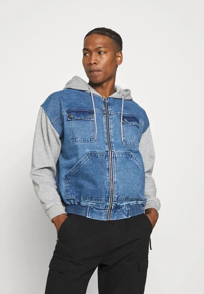 mennace Mennace OVERSIZED JACKET – Denim Jacket – Blue