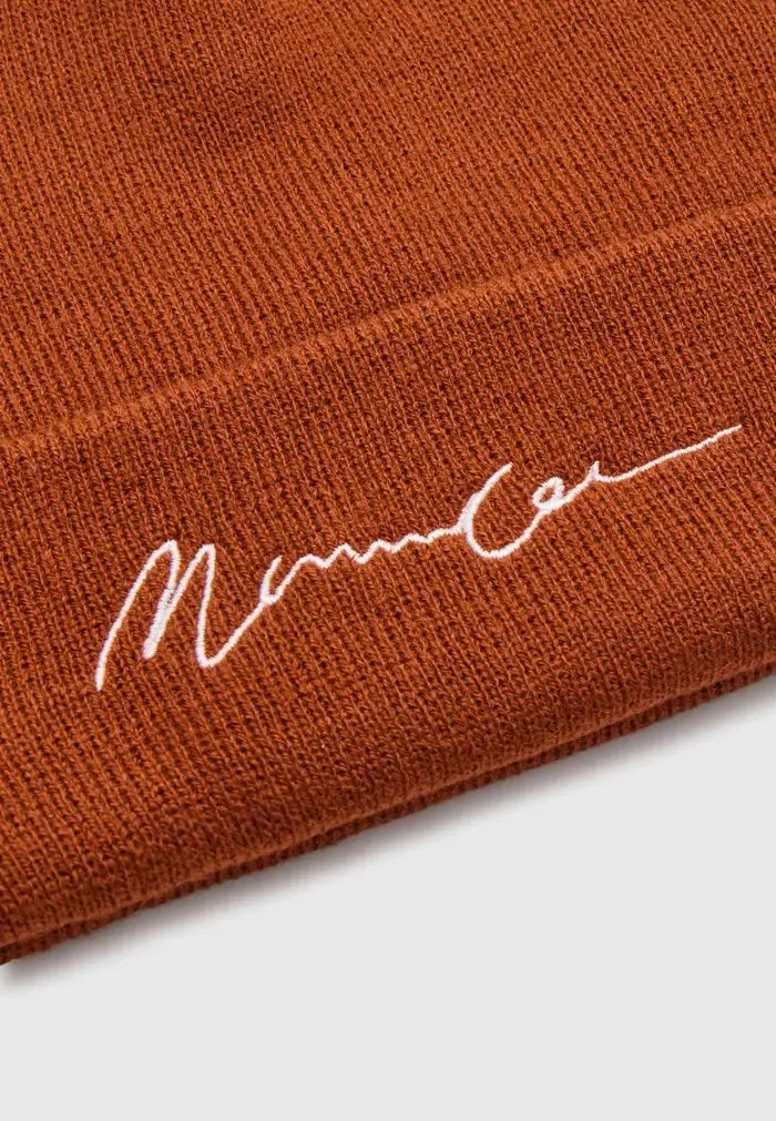 Mennace Mennace SIGNATURE BEANIE UNISEX – Beanie – Tan
