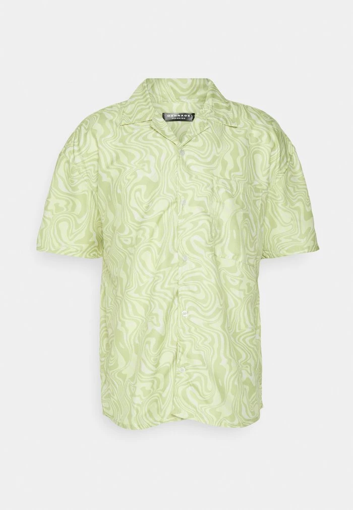 Mennace Mennace SWIRL REVERE – Shirt – Yellow
