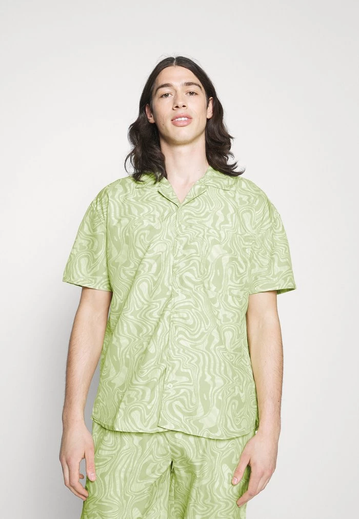 mennace Mennace SWIRL REVERE – Shirt – Yellow