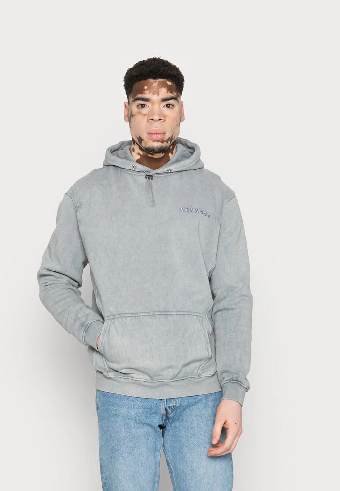 mennace MENNACE UNISEX WASHED HOODIE – Hoodie – Grey