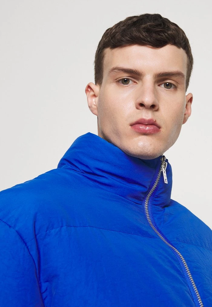 Mennace Mennace MIRROR MATTE PUFFER JACKET – Winter Jacket – Blue